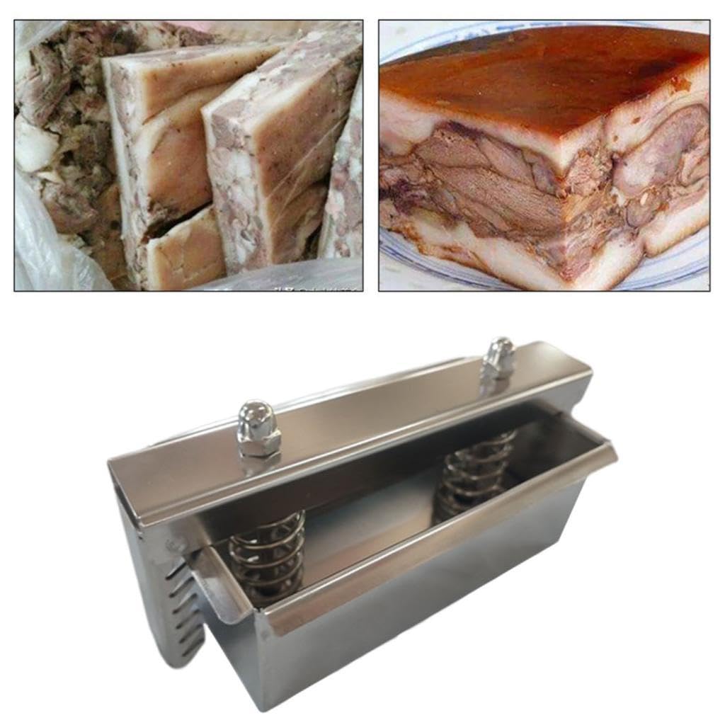 IOIUSKKU La Prensa para Carne Garantiza una Limpieza fácil y, Plata, 1.5 kg | Cualquier amante de la carne puede elegir la cantidad adecuada según las necesidades de la familia. Herramienta de cocina