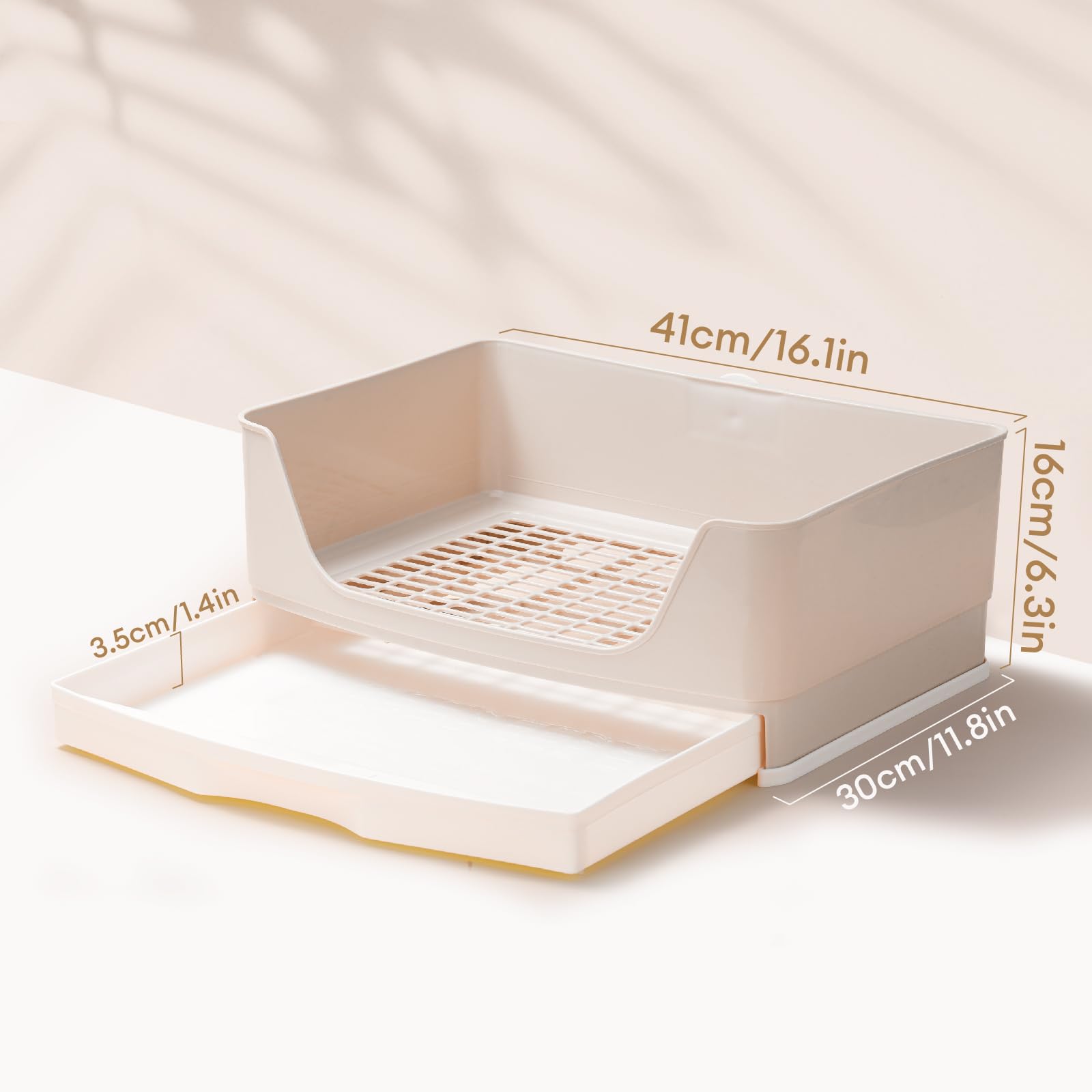Amazon | BUCATSTATE うさぎ トイレ 41*30*16cm 大型 ウサギ のトイレ
