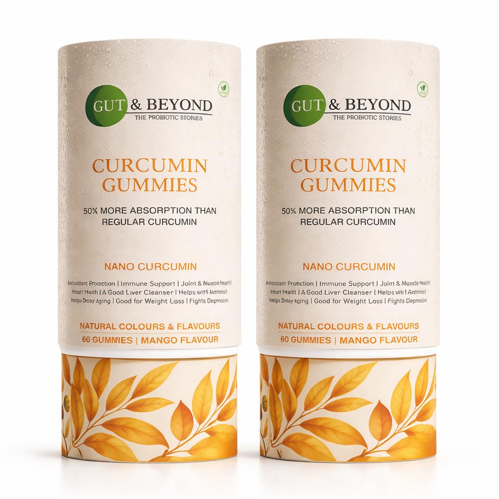 Turmeric Curcumin Gummies - Anti Inflammatory Supplement for Adults, Liver Cleanser, Good for Skin & Brain Health, Enhances Focus, Lowers Bad Cholesterol, Mango Flavour, (2 Month, 120 Count)-image-33
