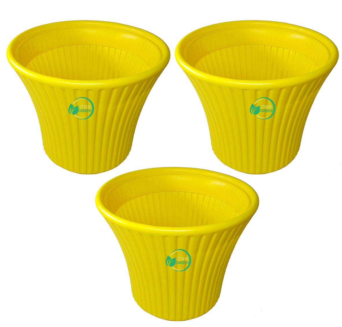 See full amazon price history chart for Oshi Greens Round Plastic Flower Pot 10" Diameter Pack of 3 Oshi Greens Round Plastic Flower Pot 10" Diameter Pack of 3 (B0879GDFFP) Amazon Price History, Amazon Price Tracker
