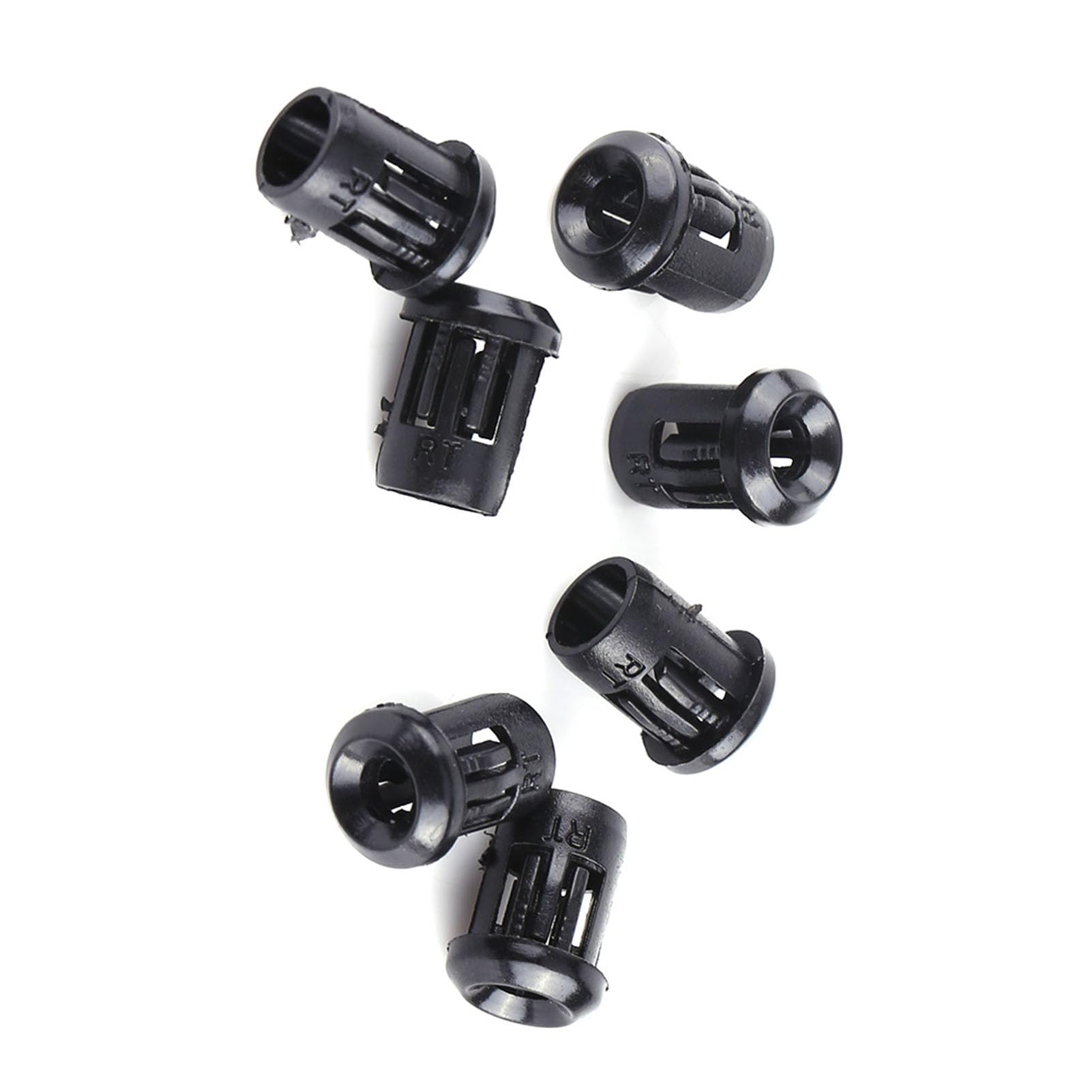 3mm 5mm 8mm 10mm LED 50Pcs Lamp Socket Diode Holder LED Clip Nylon Black Bezel Mount with Good Workmanship, Long Service Lifespan, Enough for Your Use with Inner Diameter 3mm,