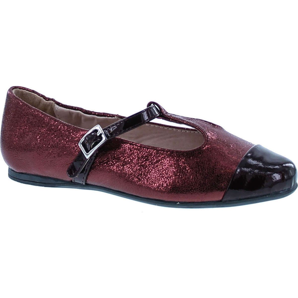 VenettiniGirls 55-Annie Stunning Dress Shoes,Bordo Pat/Spark Leat,28