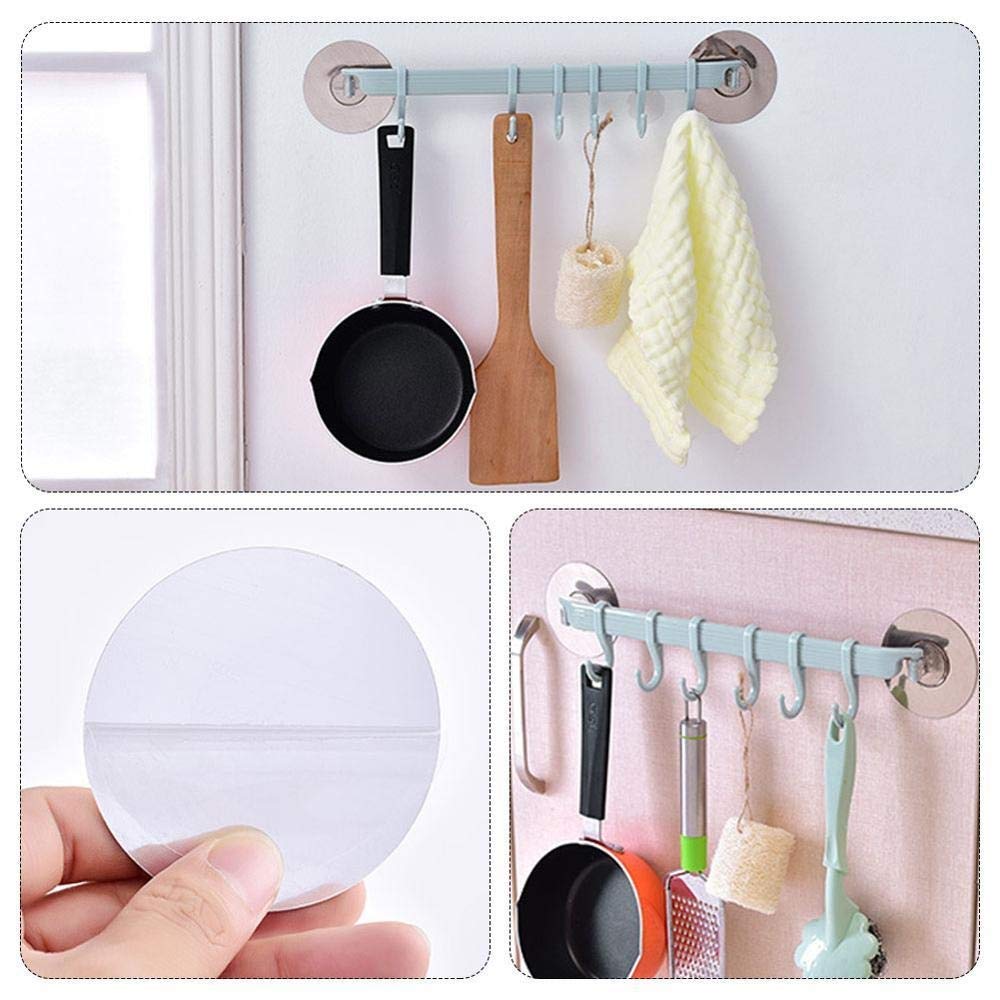NEECS Les Crochets Autocollants pour Porte-Serviettes de Salle de Bain sont utilisés pour la Salle de Bain, Le Salon, la Cuisine et d'autres Crochets muraux (Couleur : Lot de 3)