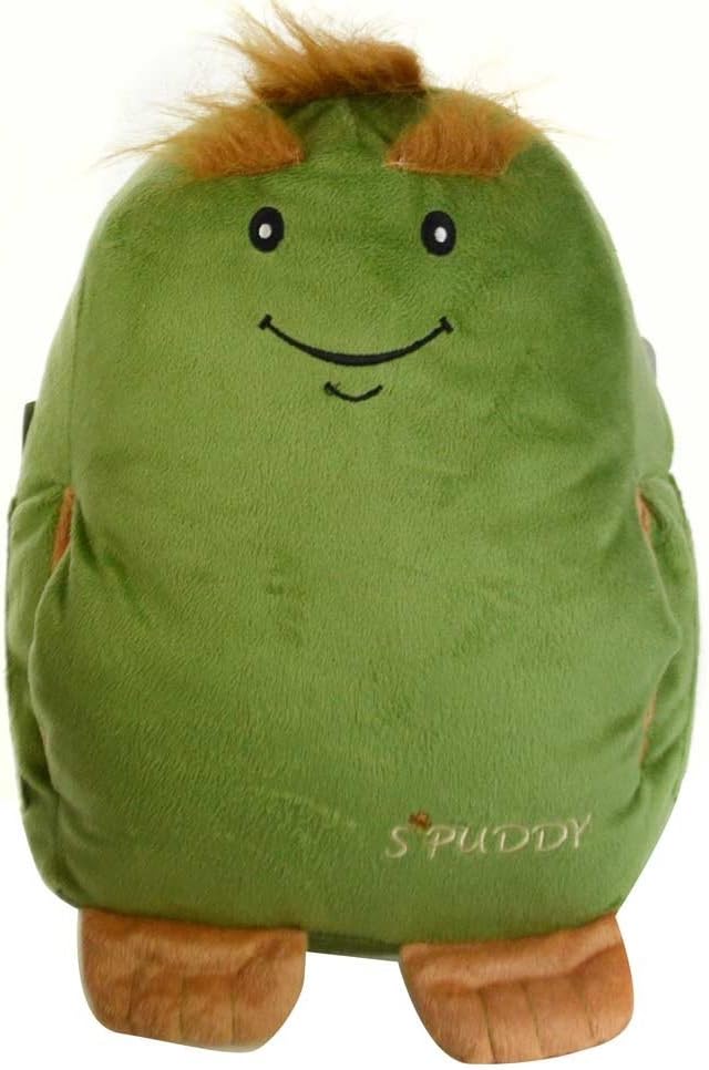 Spuddy Original Plain Novelty Plush Couch Potato Cushion (One Size) (Green)