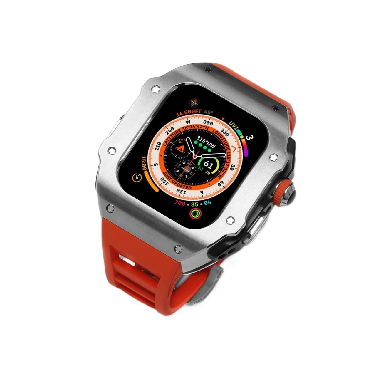 Coque en alliage de titane RM Mod bracelet caoutchouc fluoré - 8