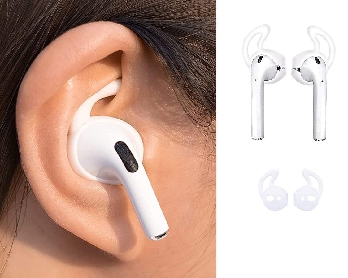 【中古】「非常に良い」A-Focus AirPods紛失防止アクセサリー 3種類セット AirPods落下防止差し込み型イヤーフック ＋ AirPods落ち防止耳かけ型イヤーピース ＋ 55CM Ai Amazon | A-Focus AirPods1/2用 紛失防止アクセサリー 3種類セット