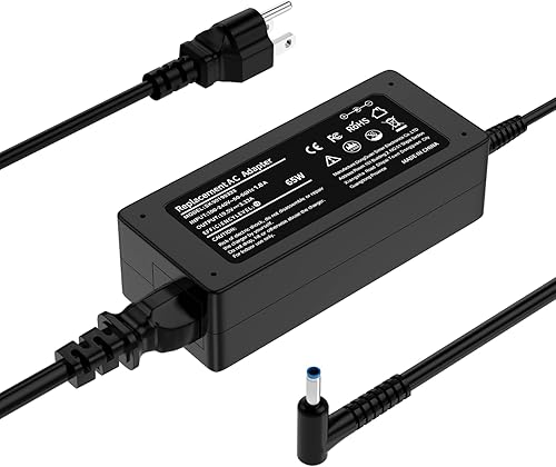 IEFUU Cargador para portátil de 65 W compatible con HP EliteBook 840 G3 G4 G5 G6 G7 850 G3 820 725 745 755 X360 Probook Charger 640 G5 650 G2 430