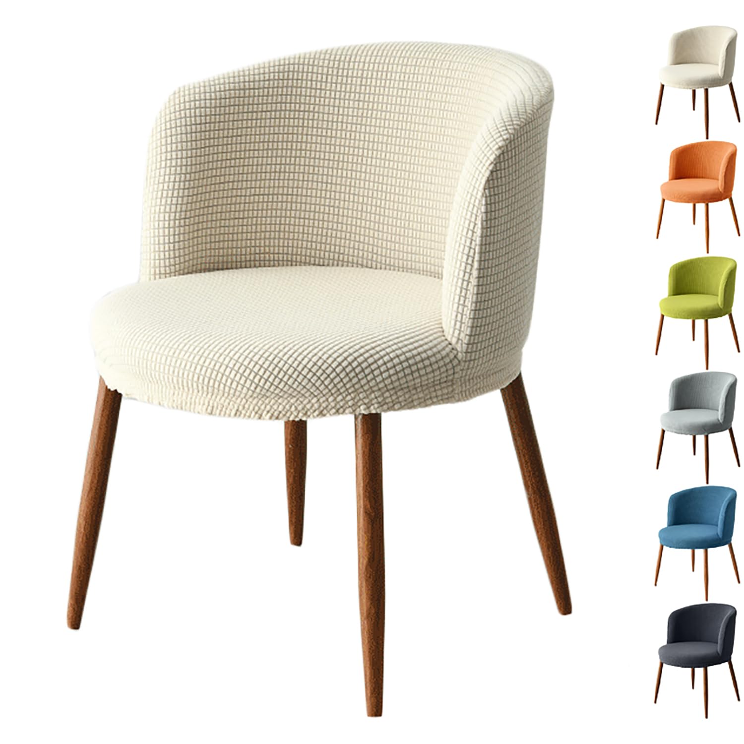 ダイニングチェア M-ROUND CHAIR | EM | COVERING Amazon.com: KCCRHIN Round Curved Chair Cover Set of 1/2/4/6