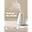 InnoGear Essential Oil Diffuser, Ultrasonic Diffusers for Home Aromatherapy Humidifier for Bedroom Room 7 Colors LED 2 Mist Mode Auto Off, White Grey