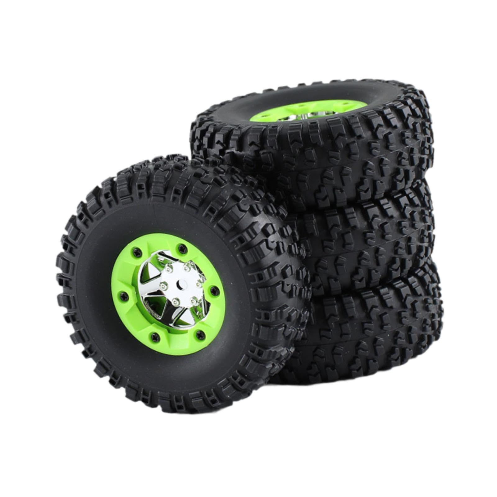 Harilla 4Pcs RC Tires,Wheel Tires 1/12 Scale Replace Upgrade Parts,RC Crawler Tires,Soft Tire for Wltoys RC Car Model,Crawler Trucks