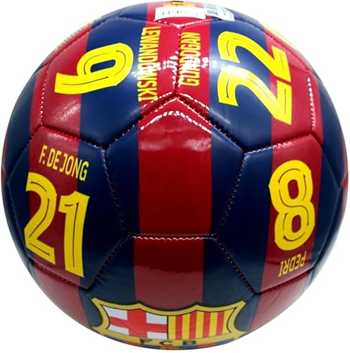 Miniatura 3 de FC Barcelona Authentic - Balón de fútbol con licencia oficial, talla 5 - 06-8