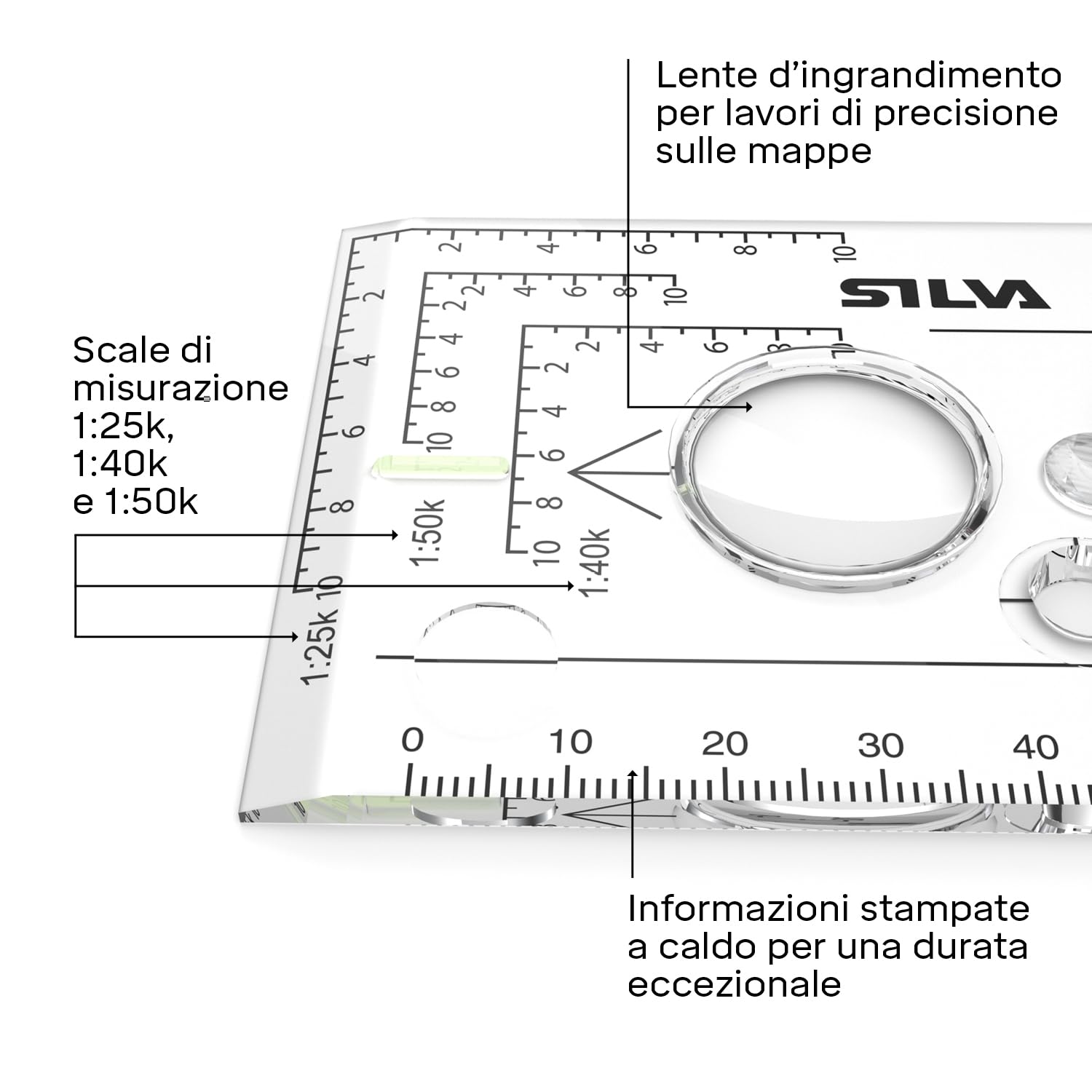 Bussola Silva Outdoor Trekking Expedition 4 Professionale Capsula Rotante Militare Escursionistica