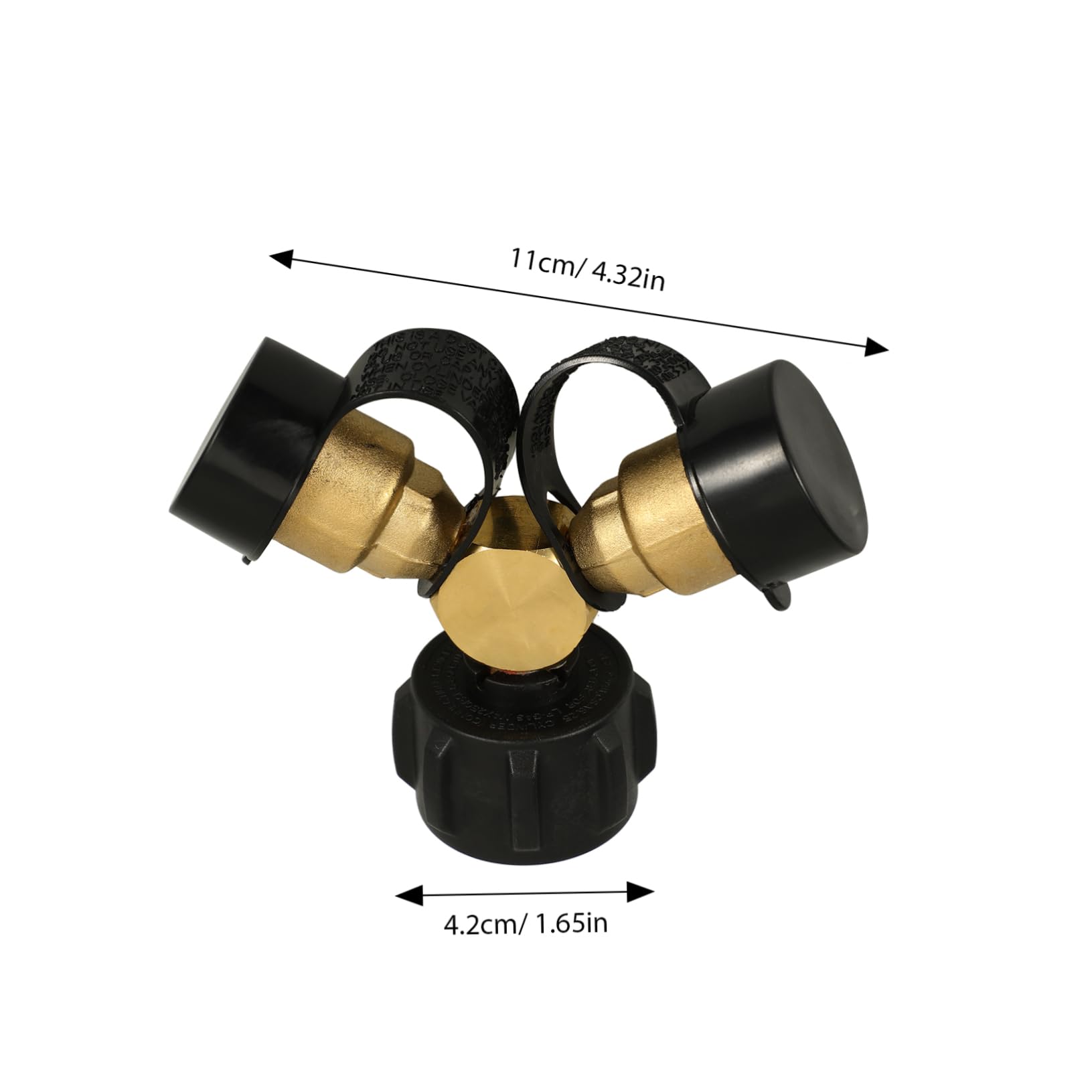 BCOATH Propane Tank y Splitter Adapter Propane Hose Connection Kit Gas Tee Fitting