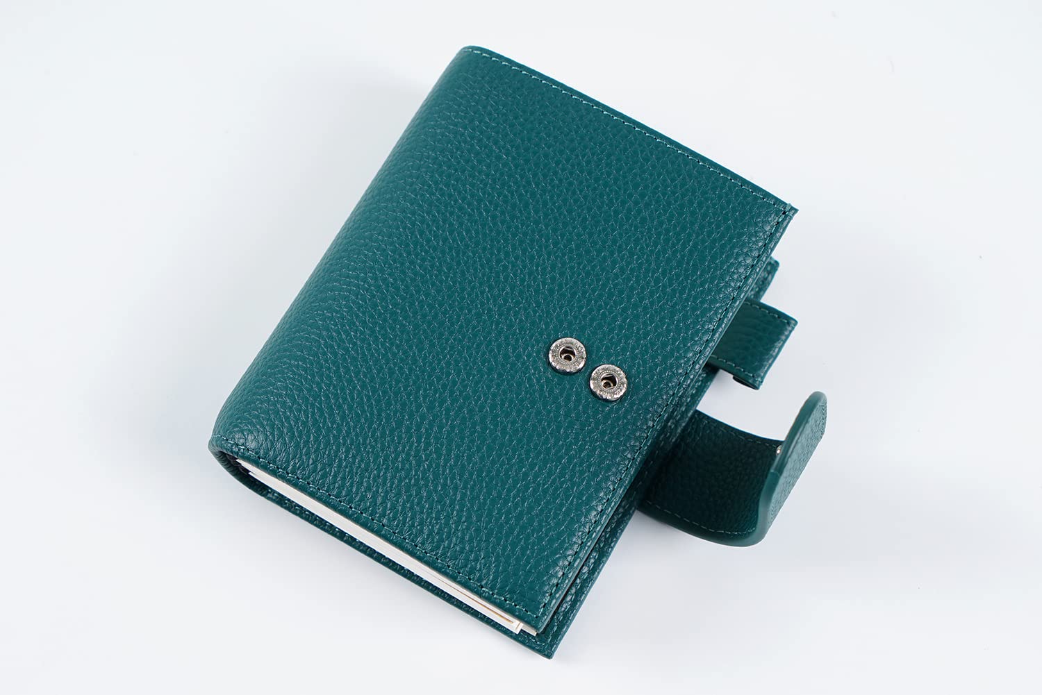Moterm Companion Traveler's - Funda para cuaderno de viajero, diseño mejorado con bolsillo trasero (tamaño pasaporte, color azul guijarro Vert Foncé)