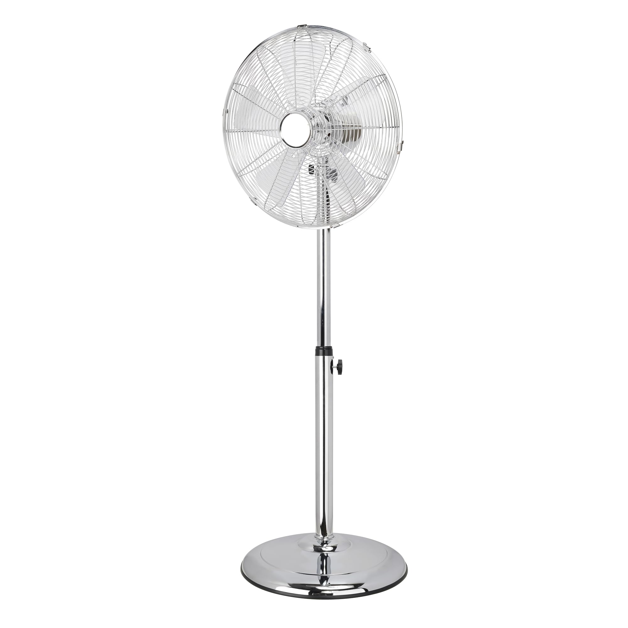 Status Standing Fan | 16 Inch Oscillating Portable Fan | 3 Speed Adjustable Angle Fan | Chrome | S16CSTANDFAN1PKB1 [Energy Class A]