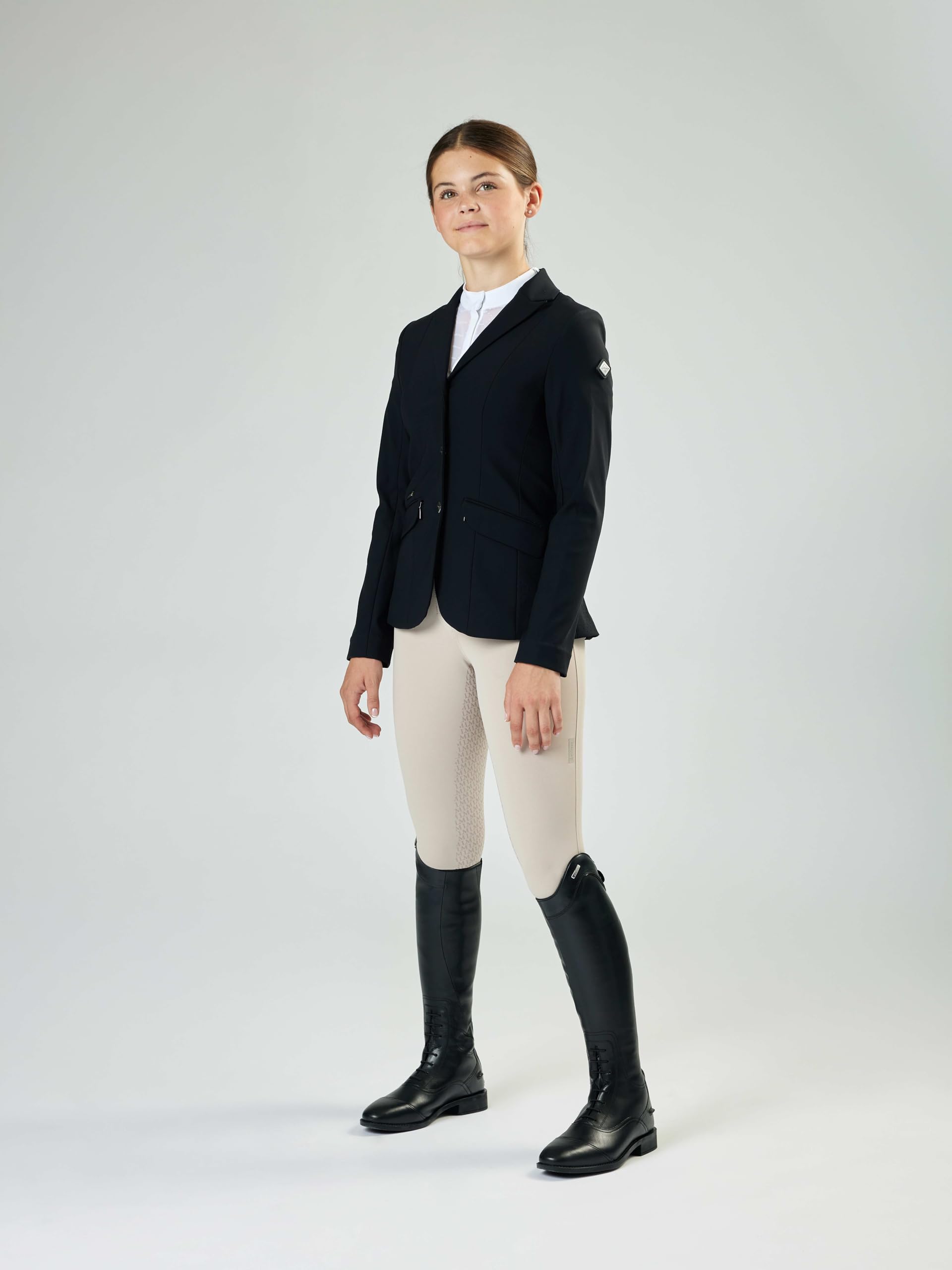 LeMieux Junior Field Riding Boot - Stivali lunghi da equitazione per bambini, in pelle, altezza normale