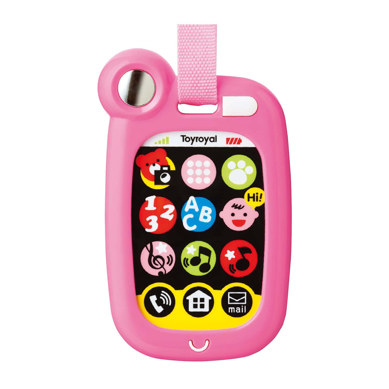 Amazon | トイローヤル おでかけスマートホン ( ピンク ) 赤ちゃん用 
