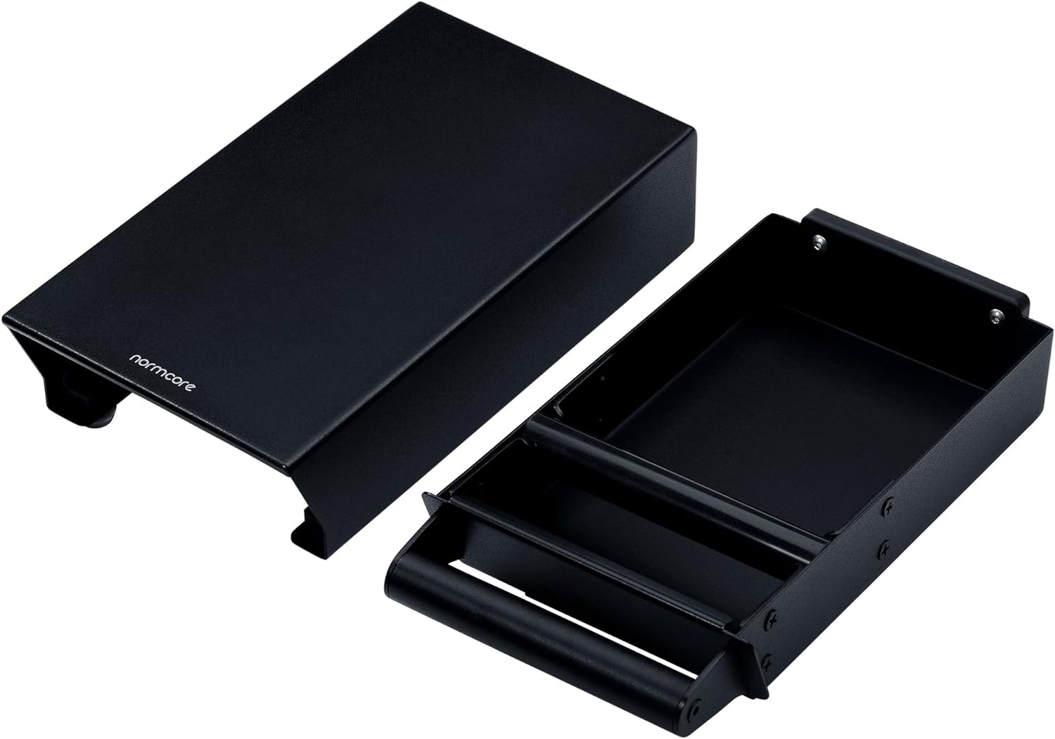 Normcore Espresso Knocker Drawer, Coffee Knock Box with Shock Absorbing Removable Knock Bar and Non-Slip Base, 304 Stainless Steel, Size: M