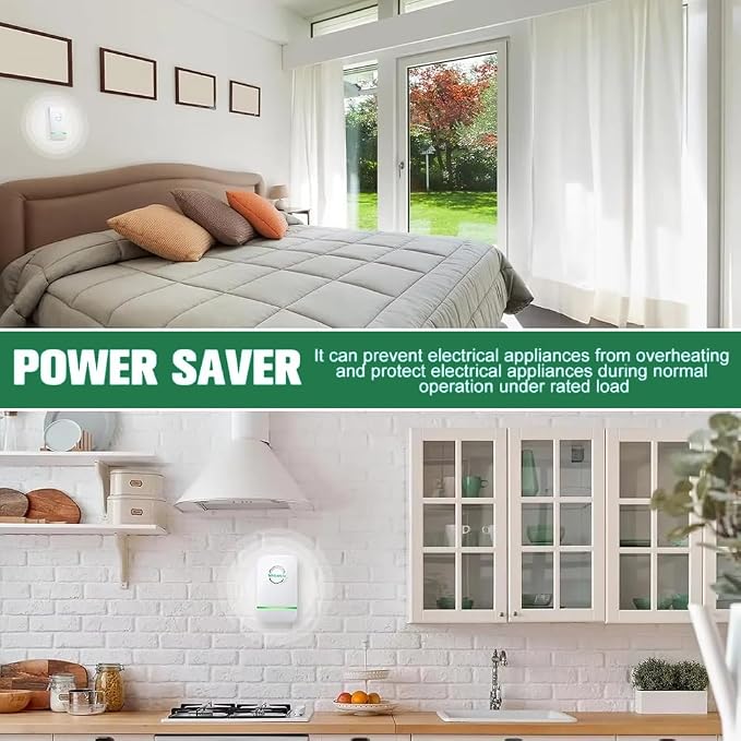 Caja Ahorradora de Electricidad 4 Pcs Power Factor Saver miniatura 6