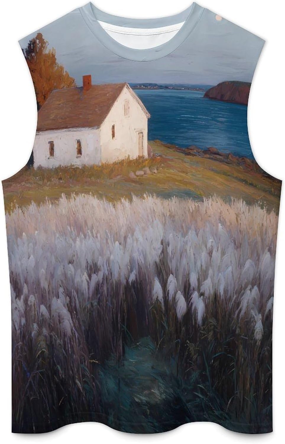 Autumn House Men's Sleeveless Shirt Small