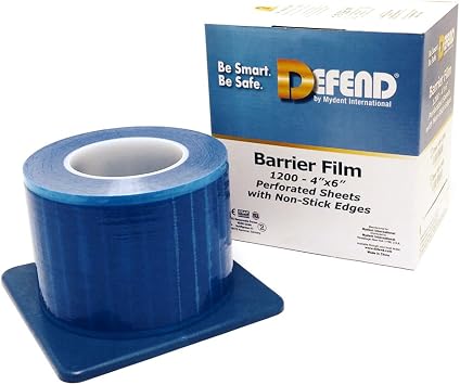 Barrier Film in Dispenser Box, Blue