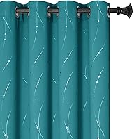 Vista 19 de BUHUA Juego de 2 paneles de cortinas opacas de 84 pulgadas de largo, cortinas de eficiencia energética y reducción de ruido para dormitorio con Gris