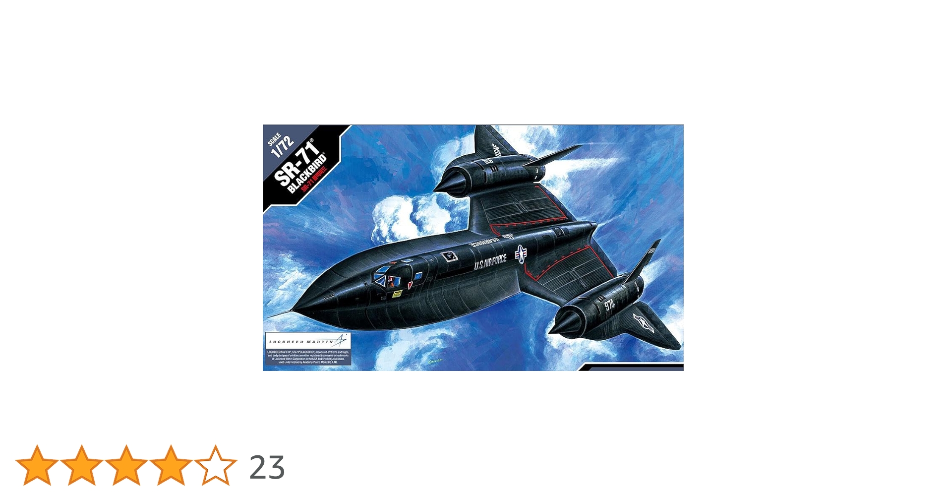 Amazon | アカデミー(Academy) 1/72 アメリカ空軍 SR-71 ブラック