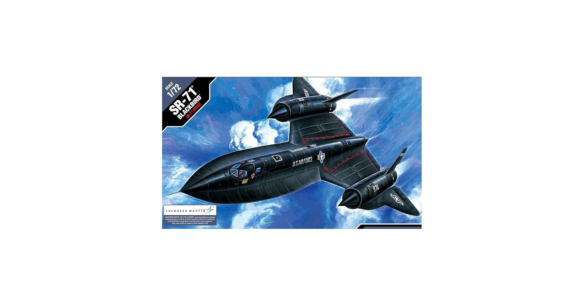 Amazon.com: Academy 12448 SR-71 Blackbird Recon Surveillance