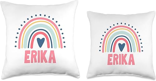 Miniatura 3 de Erika Name Custom Woman Myth Legend - Almohada para fiesta de cumpleaños, 16 x 16 pulgadas, multicolor