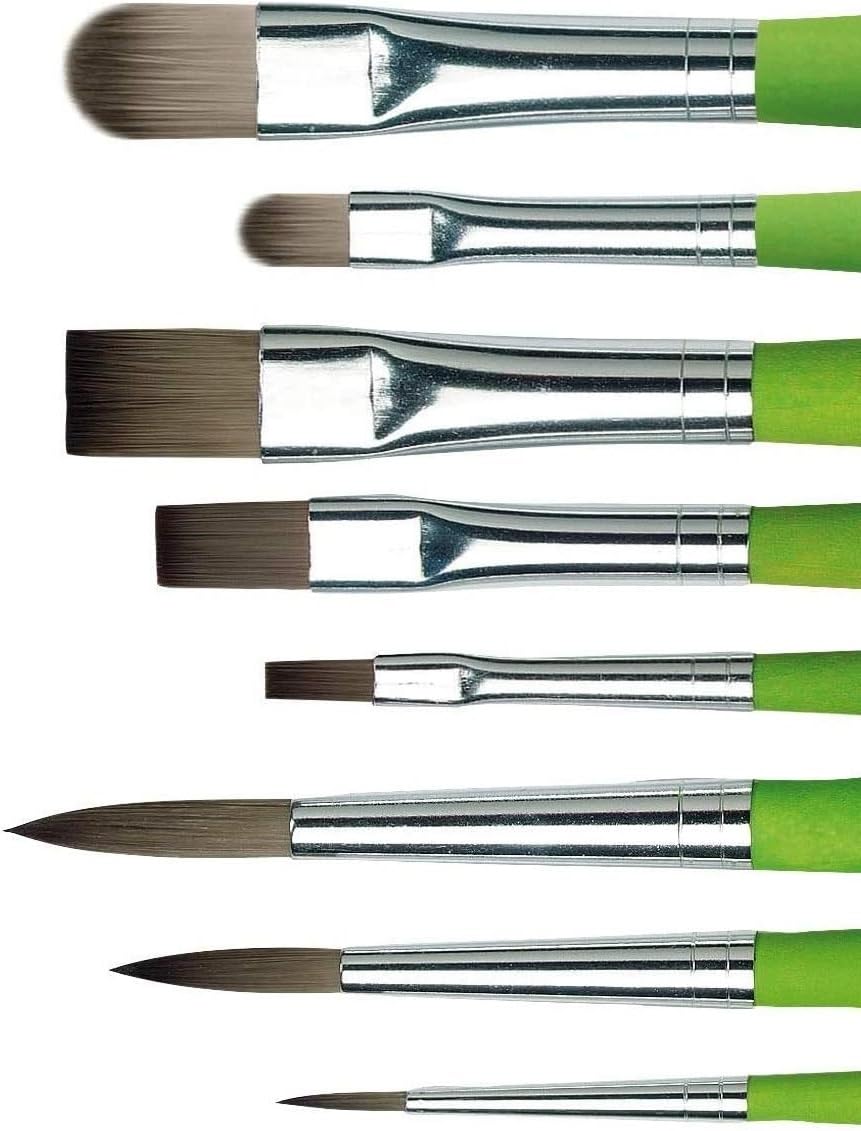 Pennelli Da Vinci serie 374. NO. 4, 8, 12. Series 373. NO. 2, 6, 10, serie 375. NO. 6, 12.