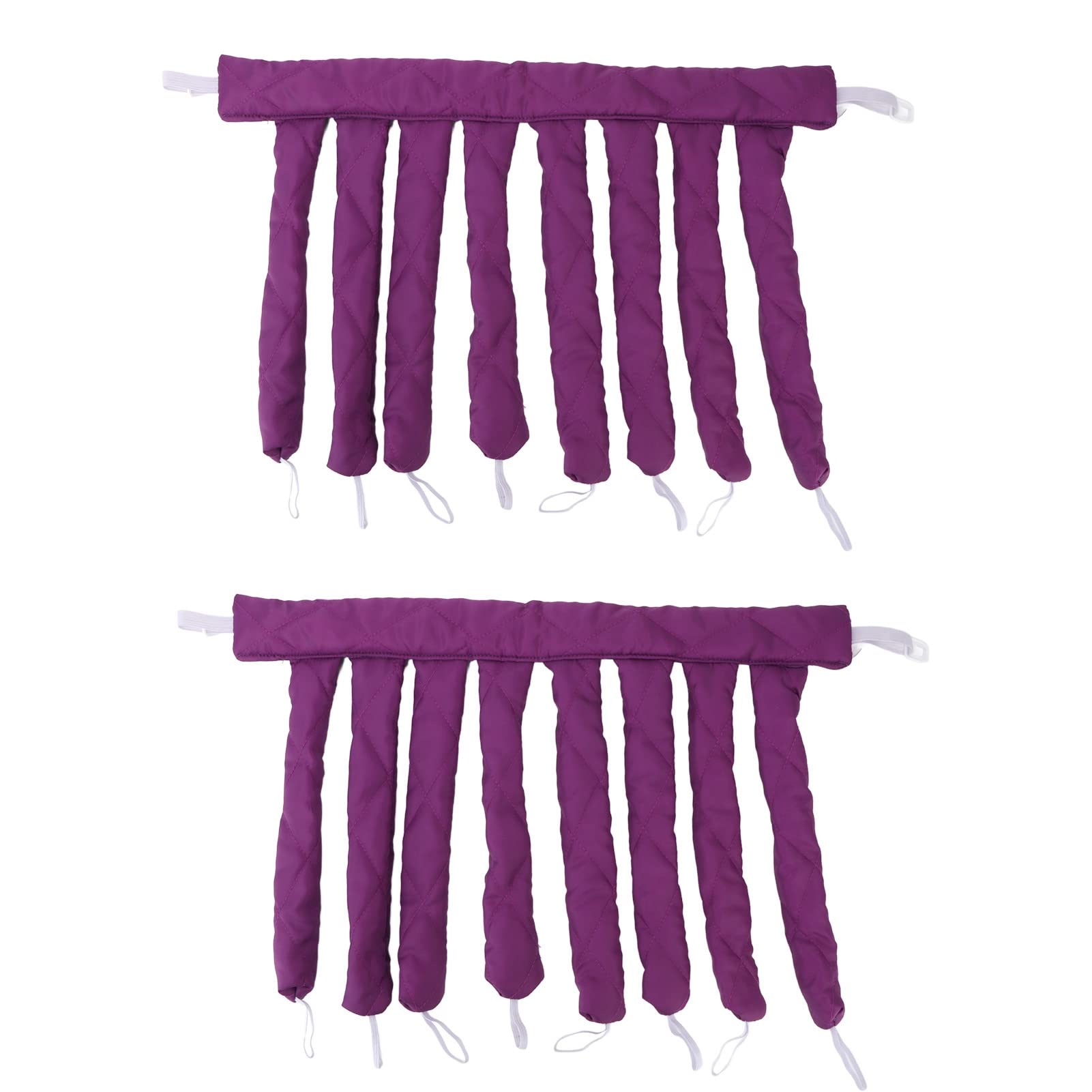 Octopus Hair Curler, Heatless Hair Roller 2pcs Cotton Styling Tool for Women Girls for Home for Thick Thin Hair(Purple)