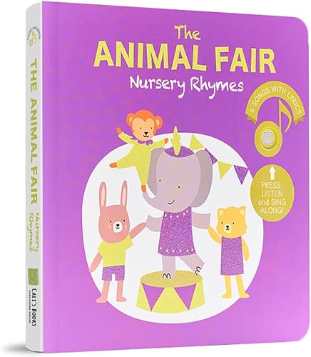 Miniatura 1 de Calis Nursery Rhymes Libros de rimas infantiles Libro Musical (idioma inglés) Presiona, escucha y canta con él. Mejor libro de sonido interactivo