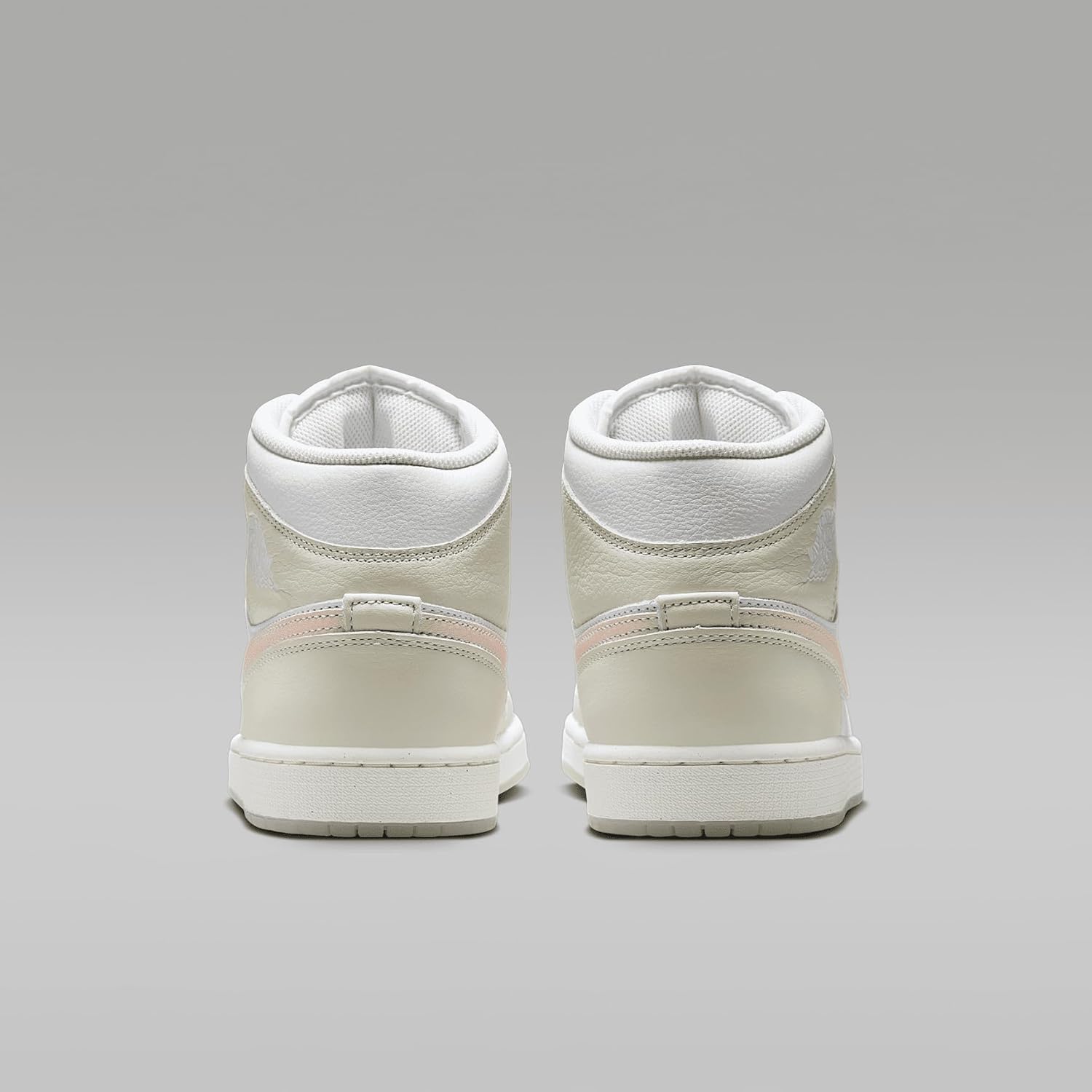 Air Jordan 1 Mid SE Men's Shoes (HJ6654-100, White/Sea Glass/Glacier Blue/Guava Ice)