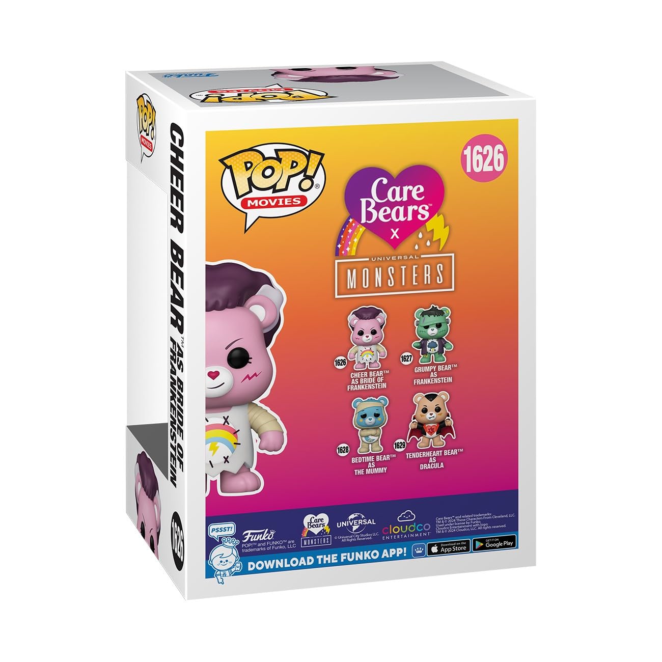 Amazon.com: Funko POP Movies: Universal Monsters x Care Bears - Cheer Bear  Bride of Frankenstein - Collectable Vinyl Figure - Gift Idea - Official  Merchandise - for Kids & Adults - Horror Fans : Toys & Games