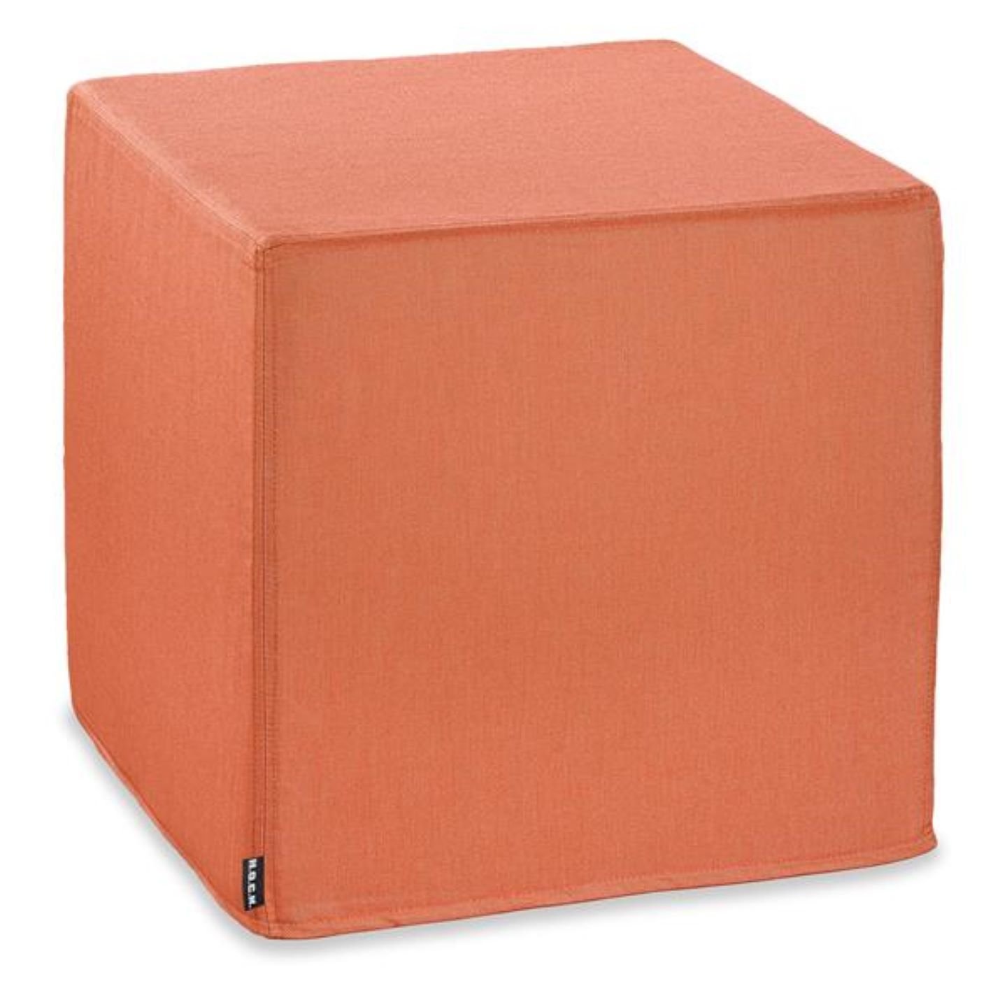 H.O.C.K. Caribe Outdoor Cube 45x45x45cm für den Garten, wasserabweisend/lichtecht (6-7) (45x45x45cm, orange)