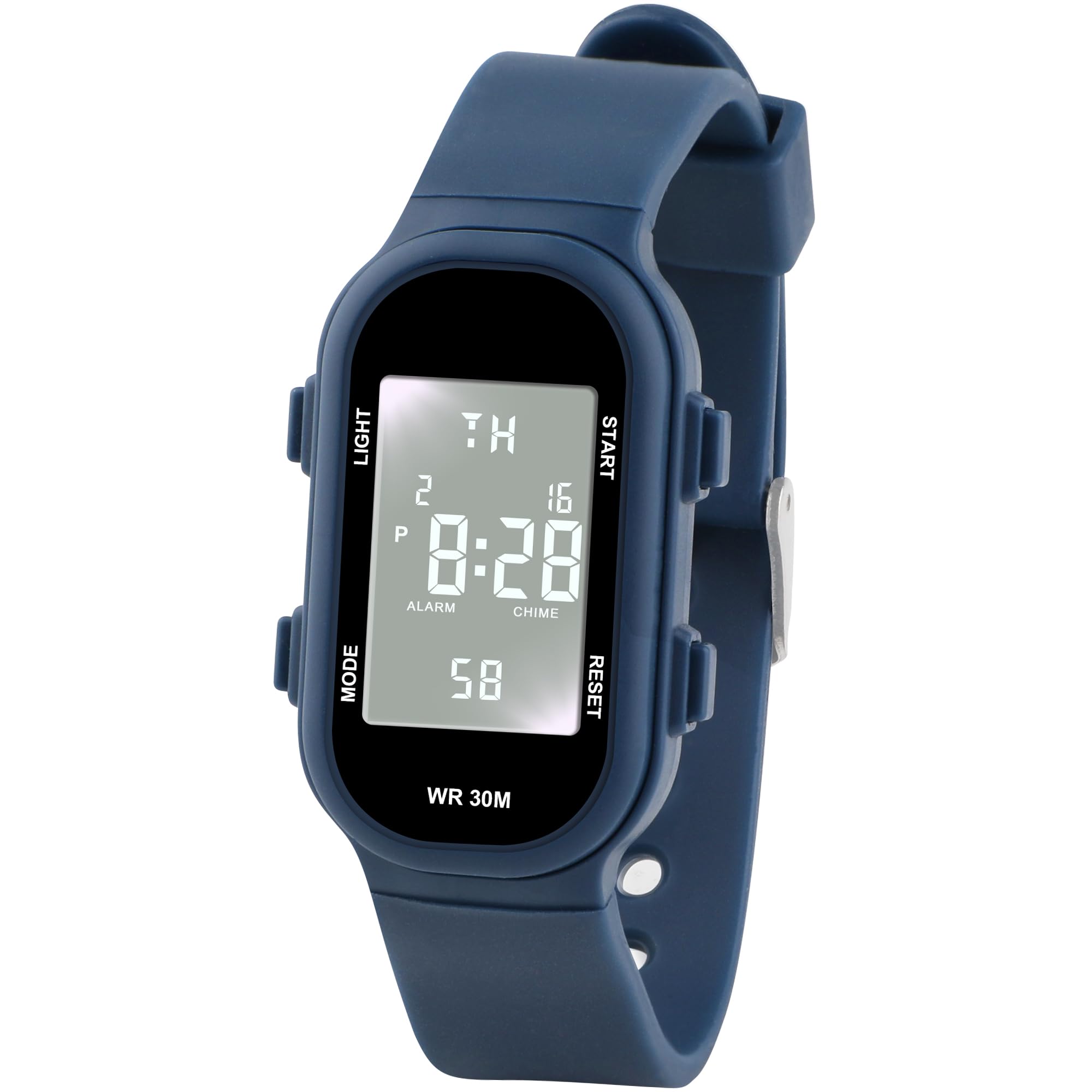 DTKID Reloj Digital para Niños y Niñas, Resistente al Agua hasta 30 M, Apto para Deportes y Actividades al Aire Libre, con Luz, Alarma y Función de Cronómetro