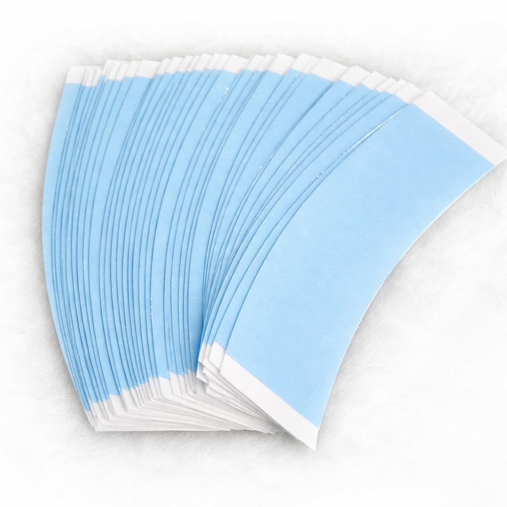 Osking Hair Wigs tape/Hair Patch Tape/Hair Toupee Tape/Red Double Sided Tape For Hair Patch & Hair Toupee (Red Tape) (10 meters Rolls) (Blue Tapes 36pcs)