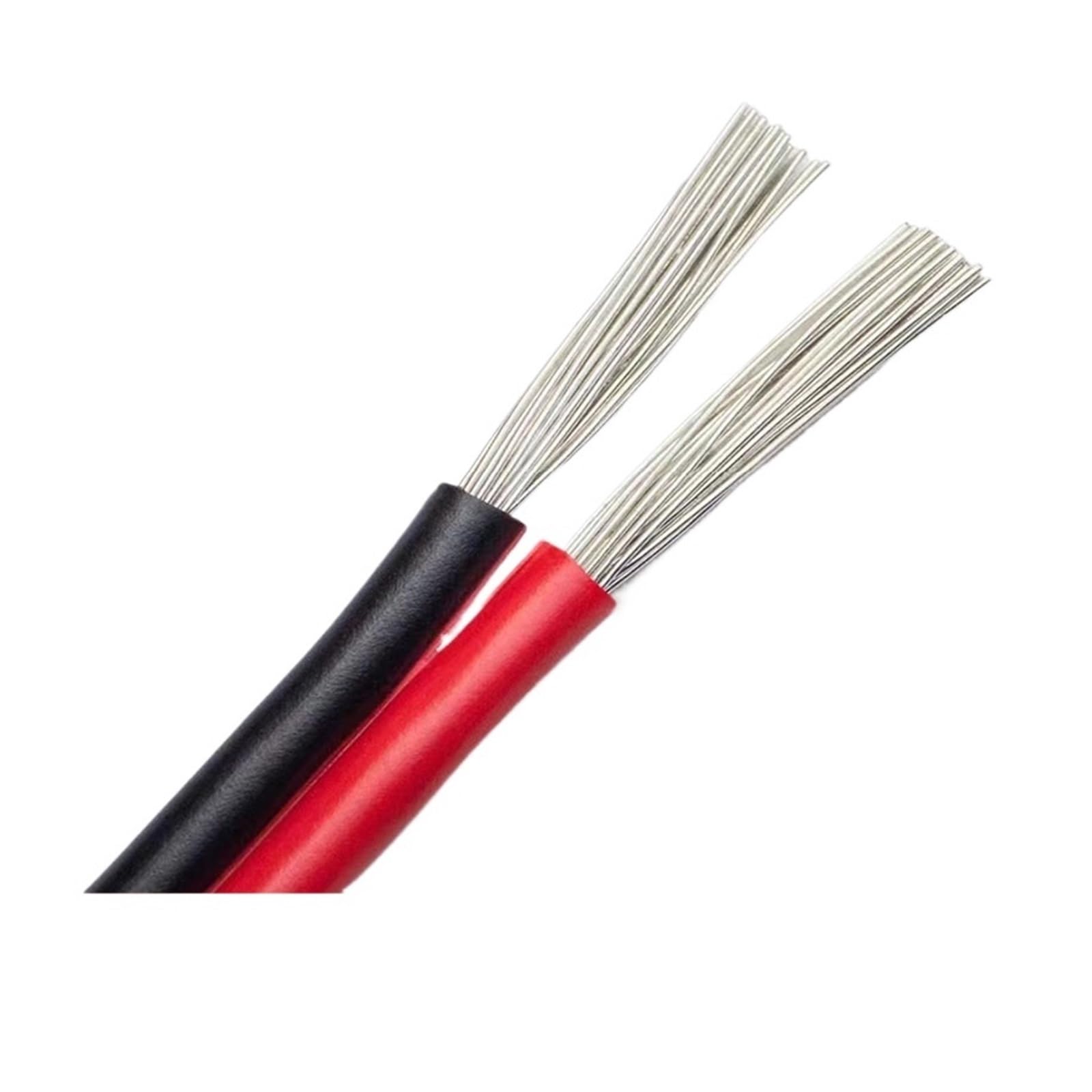40/50/60/80/100M 16 18 20 22 24 28 30AWG 2-pinowy Drut Miedziany Ocynowany PVC Łączący Czerwony I Czarny Elastyczny Przedłużacz Do Lampek Wstążkowych