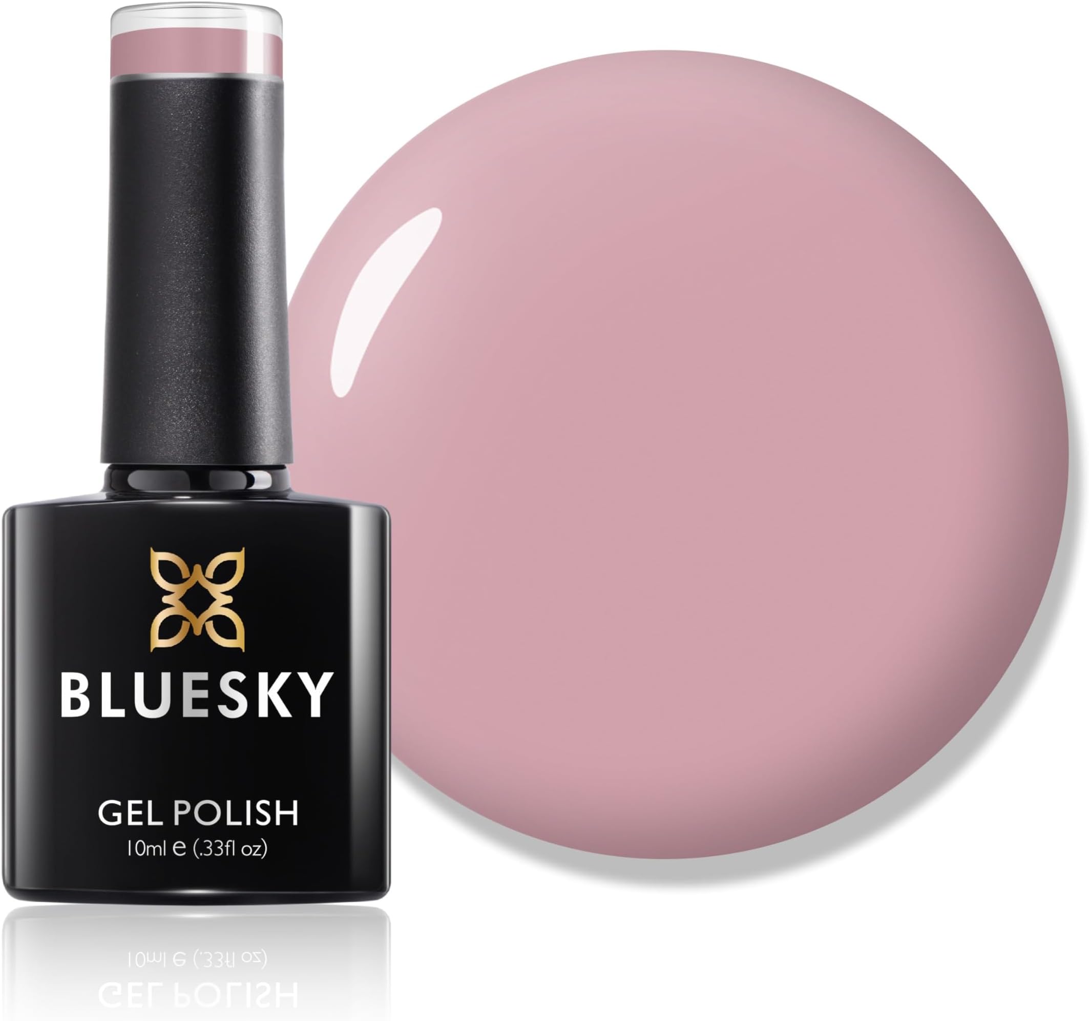 Bluesky Gel Nail Polish, Latte Cs27, Light, Pink, Salmon, Long Lasting, Chip Resistant, 10 ml (Requires Drying Under UV LED Lamp)