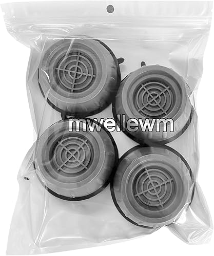 Miniatura 9 de 8 almohadillas de goma para lavadora con cancelación de golpes y ruido, reducción de ruido y antideslizante, almohadillas de goma antivibración,