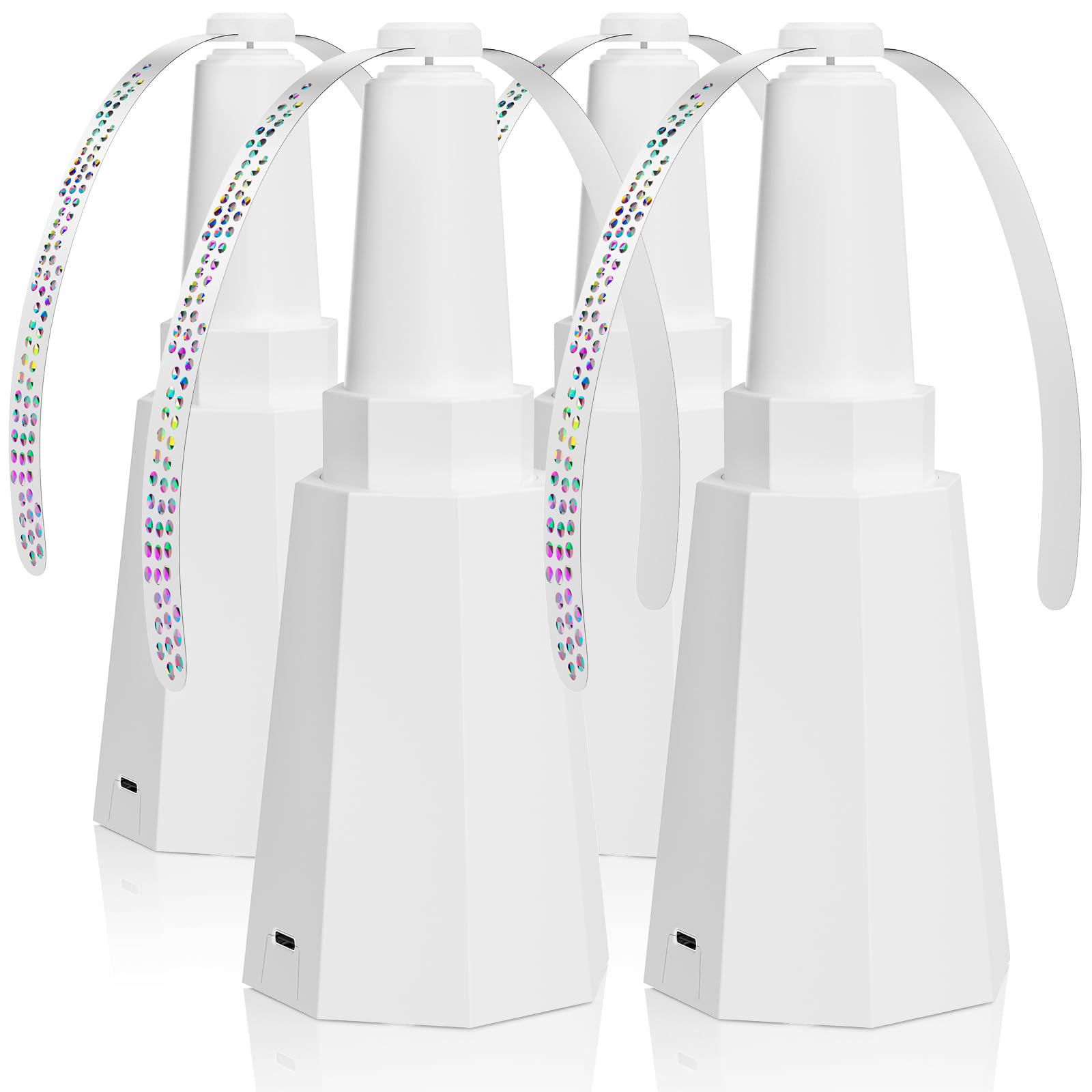 Rechargeable Fly Fans for Tables, Table Fans to Keep Flies Away, Food Fans