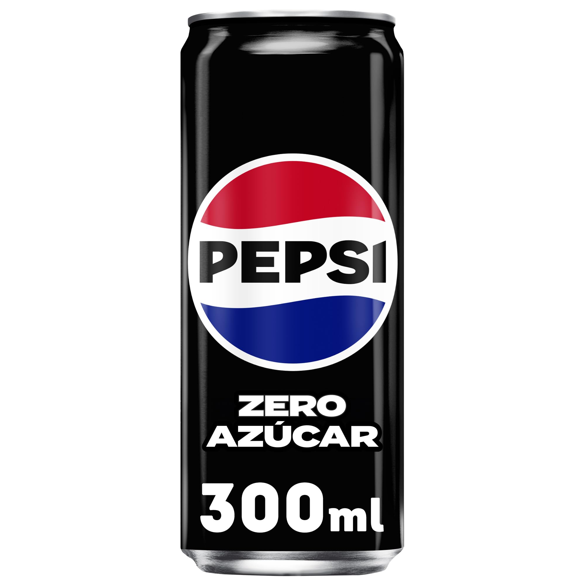Pepsi zero Refresco de cola con cero azúcar, pack 24 latas 330 ml