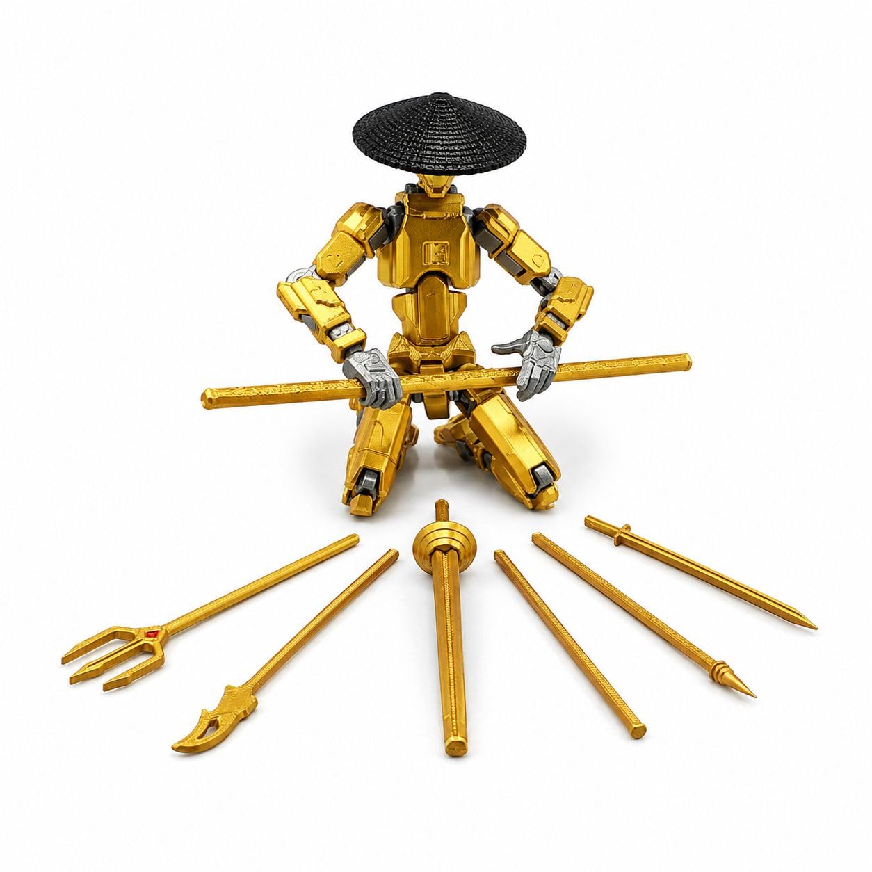 Buy DOOZLE Samurai Robot Action Figure, Fully Posable Multi