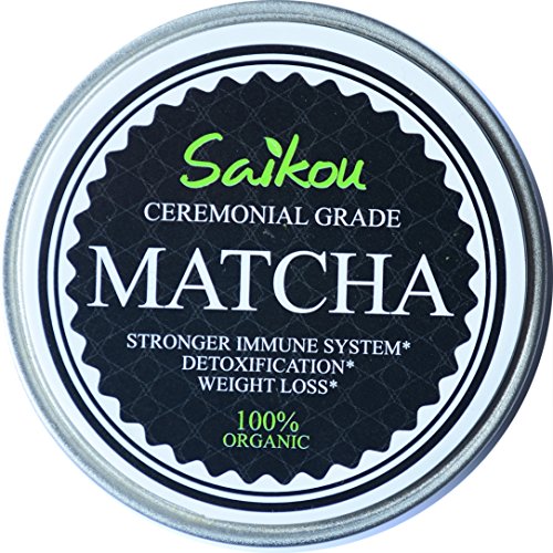 image for SAIKOU Japanese Matcha Green Tea Powder - Authentic Organic Ceremonial