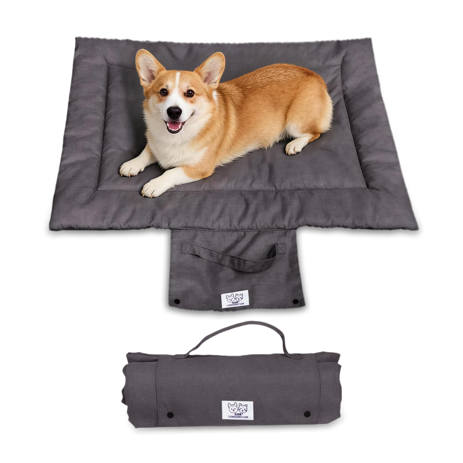 Manta plegable para perros, para exteriores, camping, viajes, para perros, portátil, impermeable, cómoda, suave, para maletero de coche, 70 x 50 cm, cama para gatos pequeños y medianos