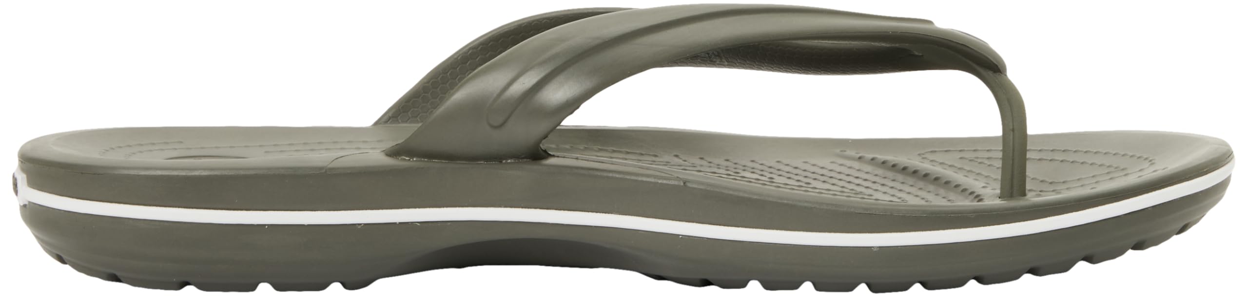 Crocs Chanclas unisex Crocband, color verde oliva polvoriento, talla 44, verde oliva, 43/44 EU