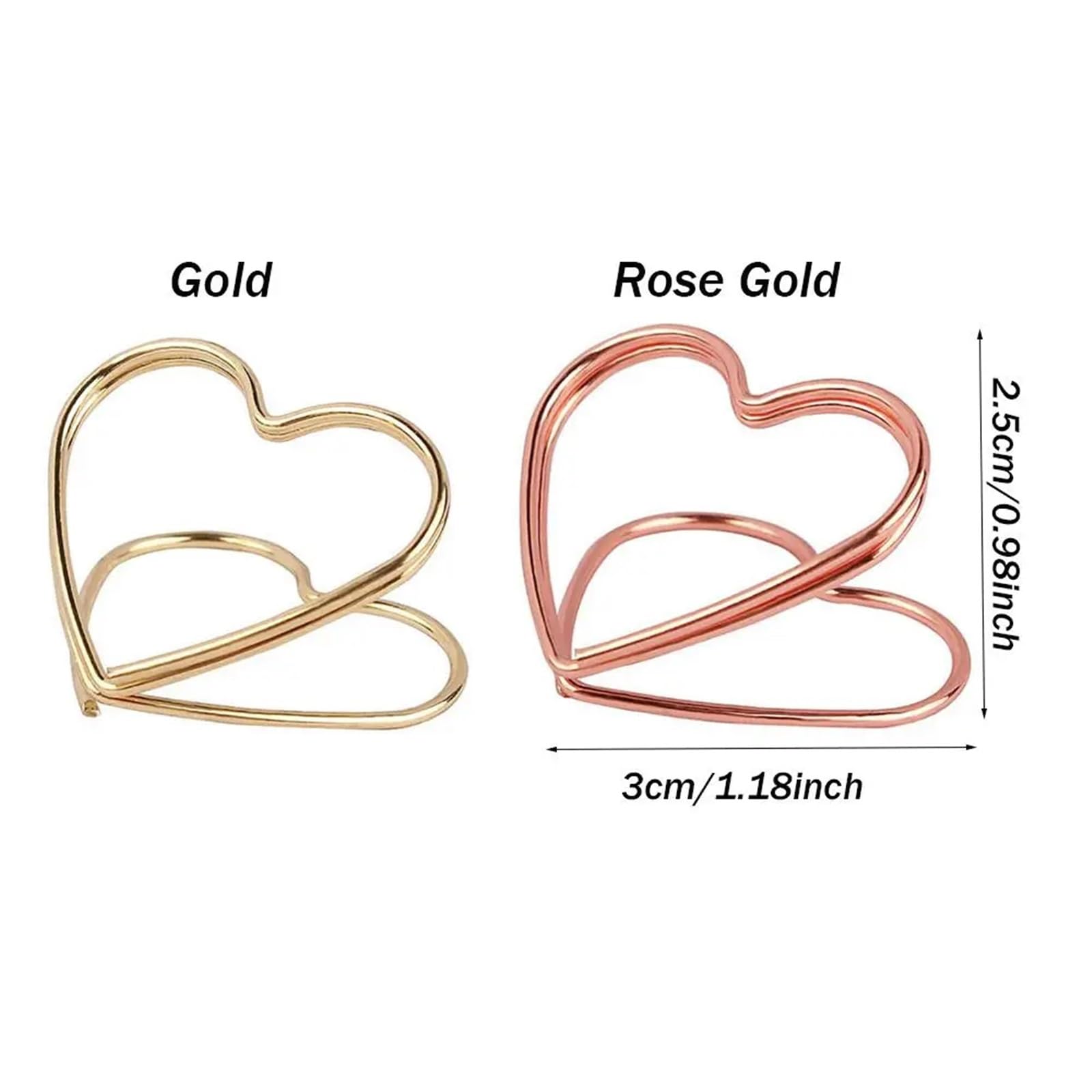 160 Stück Tischnummernhalter in Gold, Roségold, Sitzkarten, Clip-Ständer, Hochzeitsdekoration