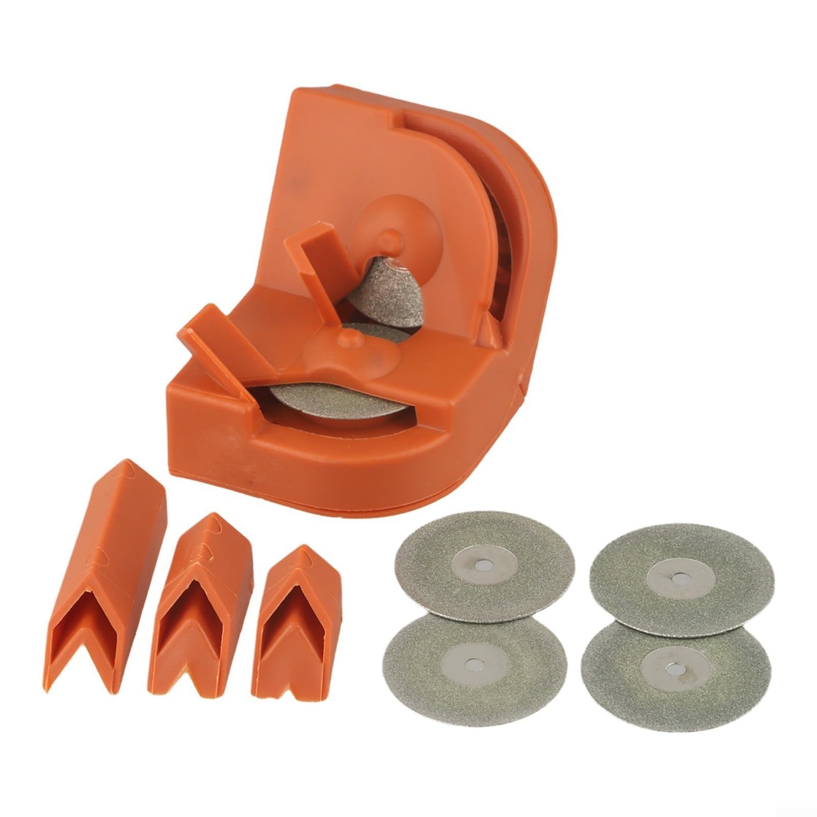 Utensili Punte da Trapano elettriche Affilatrice per affilatura Lama diamantata Multiuso Resistente all'Usura a V Strumenti per affilatura (A)