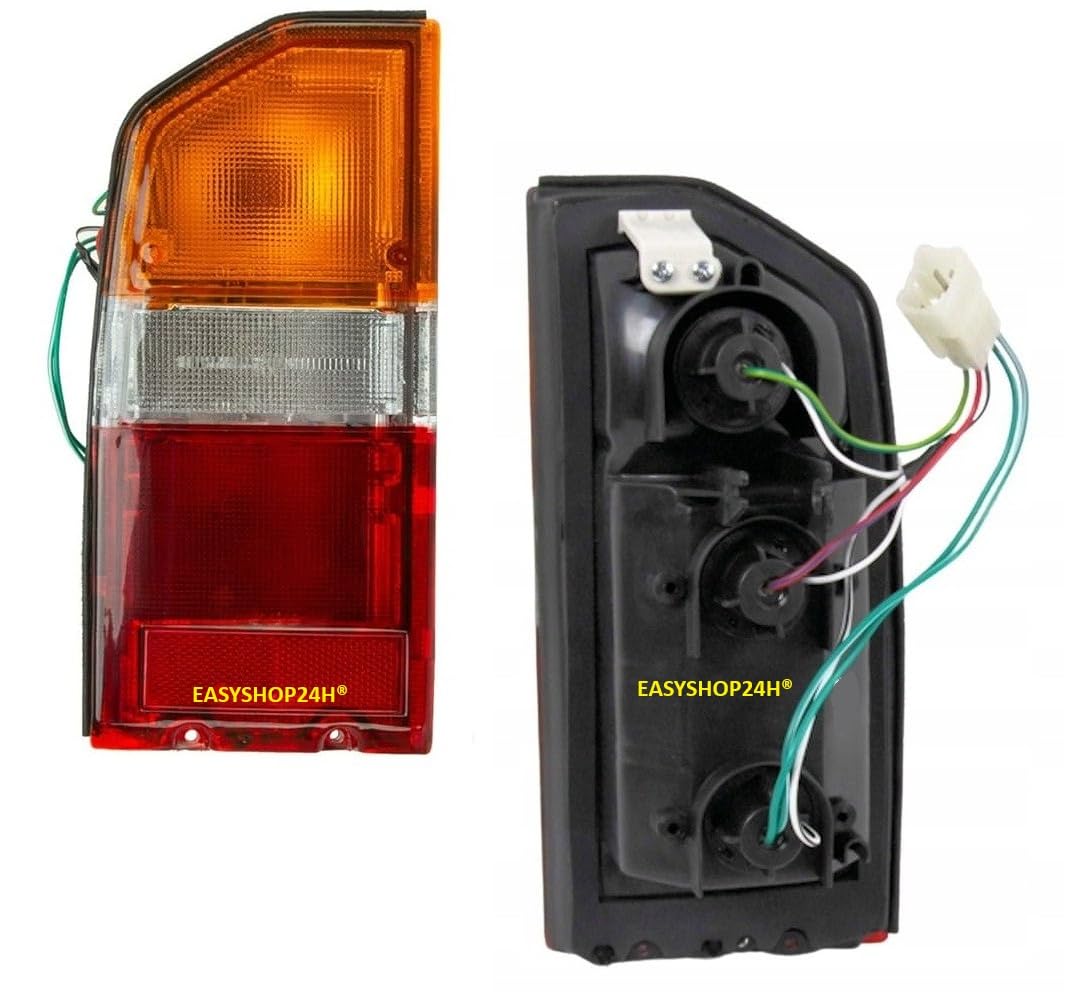 SET 2 FARO FANALE FANALINO POSTERIORE PER VITARA DAL 1988 AL 1997 GRUPPO OTTICO STOP CON PORTALAMPADE E LAMPADINE