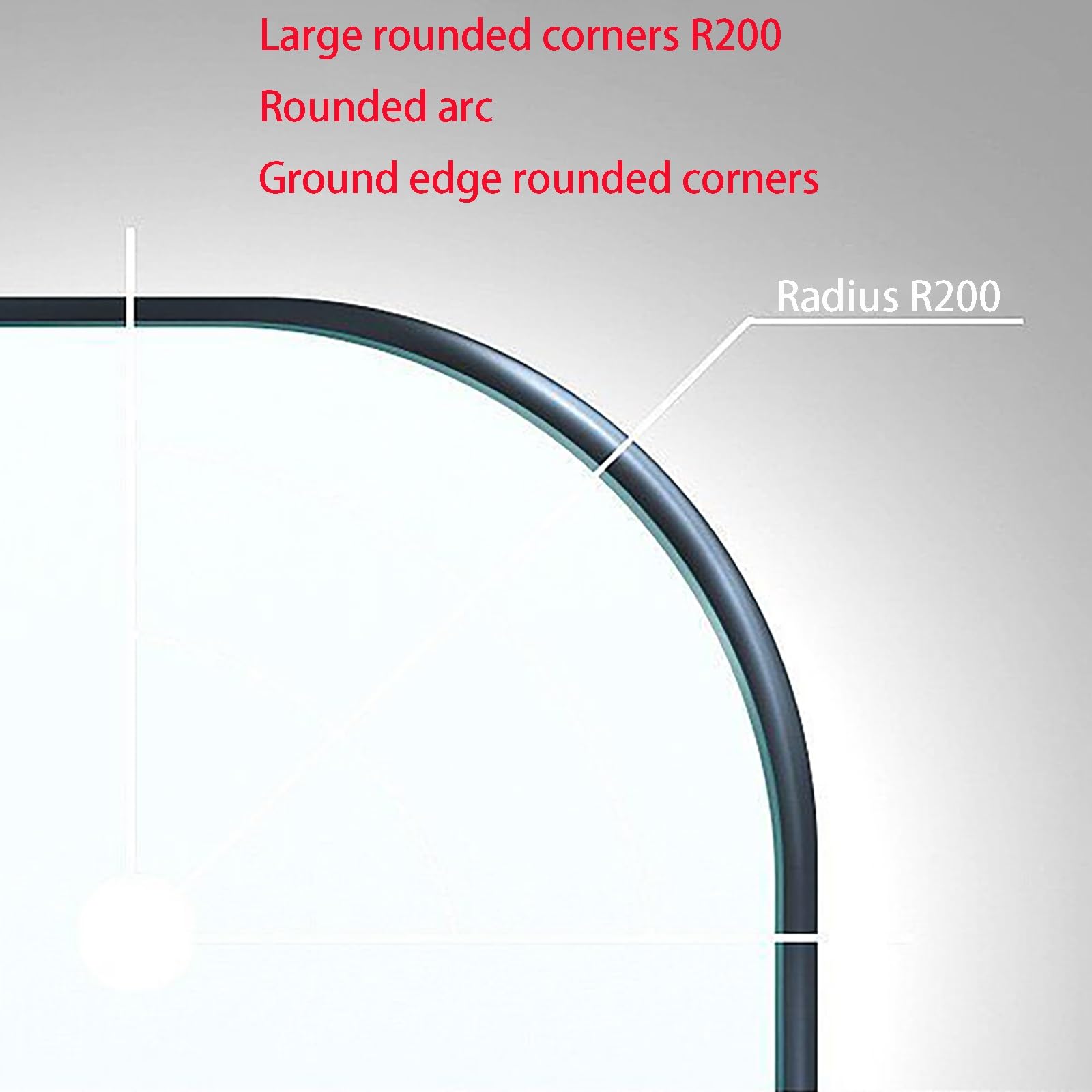 Lustro ścienne LED HD 50 cm, regulowane trójkolorowe oświetlenie (białe/neutralne/ciepłe) z inteligentną funkcją przeciwmgielną, dekoracja ścienna do przestrzeni